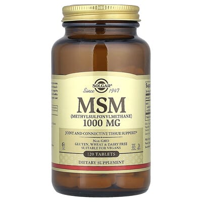 MSM (Methylsulfonylmethane), 1,000 mg, 120 Tablets