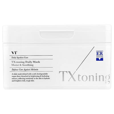 Маска для лица VT Cosmetics TX-toning Daily Beauty, 30 Sheets, 320 g