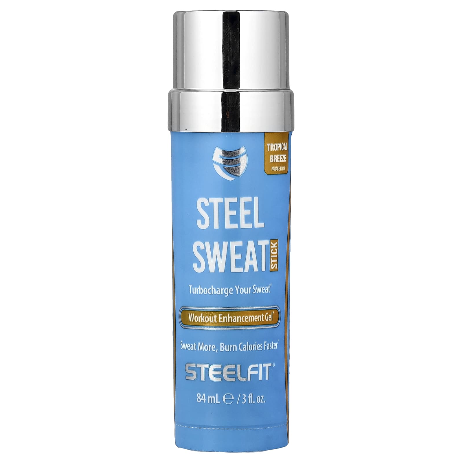Гель для тренировок Steel Sweat Stick Tropical Breeze 3 fl oz (84 ml)