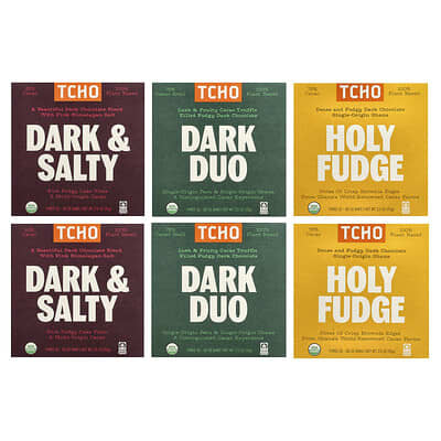 Dark Chocolate Gift Box, 18 Bars, 0.83 oz Each