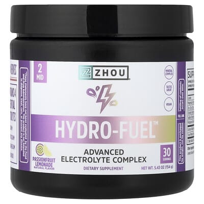 Hydro-Fuel™, Advanced Electrolyte Complex, Passionfruit Lemonade, 5.43 oz (154 g)