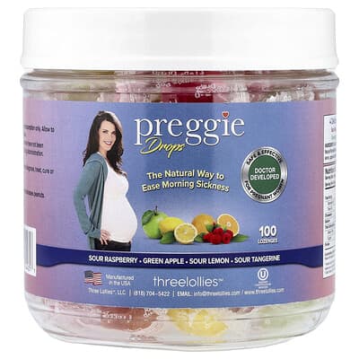 Preggie Drops леденцы, ассорти, 100 шт
