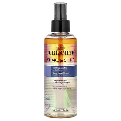 Shake & Shine, Curl Refreshing Mist, All Curl Types, 6.6 fl oz (195 ml)