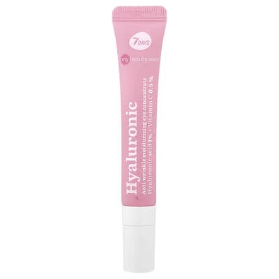 Hyaluronic, Dual-Action Anti-Wrinkle Moisturizing Eye Cream, 0.6 fl oz (18 ml)