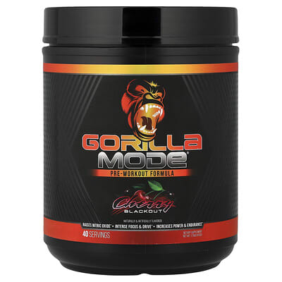 Gorilla Mind предтренировочная формула Cherry Blackout 1.79 lb (812 g)
