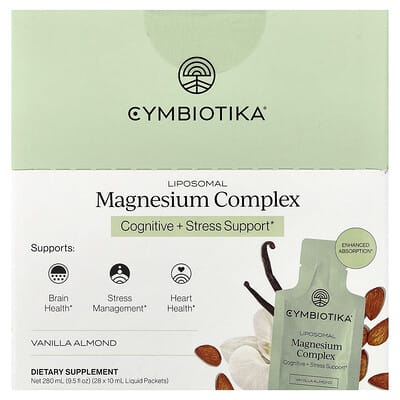 Liposomal Magnesium Complex, Vanilla Almond, 28 Liquid Packets, 0.3 fl oz (10 ml) Each