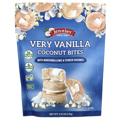 Very Vanilla Coconut Bites, with Marshmallows & Tender Coconut, 5.25 oz (149 g)
