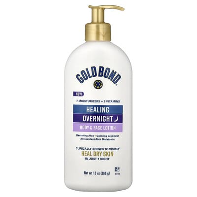 Healing Overnight, Body & Face Lotion, 13 oz (368 g)