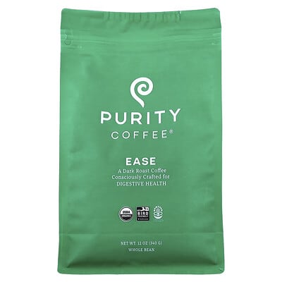Зерновой кофе Ease, Dark Roast, 12 oz (340 g)