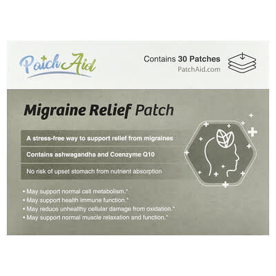 Migraine Relief Patch, 30 Patches