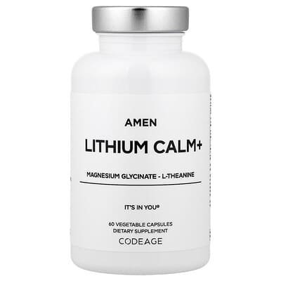 Amen Lithium Calm+, 60 вегетарианских капсул