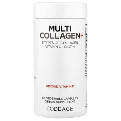 Codeage Multi Collagen+, 180 растительных капсул