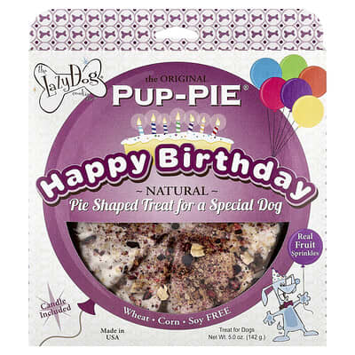 Pup-Pie®, Treat For Dogs, Happy Birthday For A Special Dog, 5 oz (142 g)