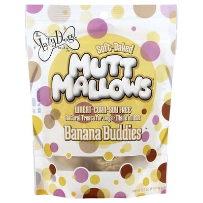 Mutt Mallows®, Treats For Dogs, Banana Buddies™, 5 oz (141.74 g)