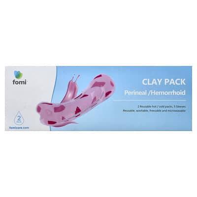 Clay Pack, Perineal/Hemorrhoid, 2 Pack, 3 Sleeves