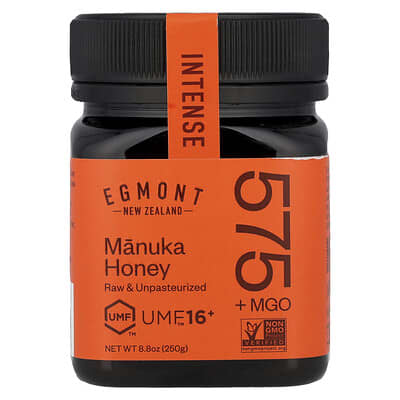 Manuka Honey, Raw & Unpasteurized, UMF™ 16+, MGO 575+, 8.8 oz (250 g)