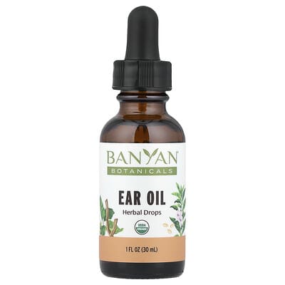 Ear Oil Herbal Drops, 1 fl oz (30 ml)