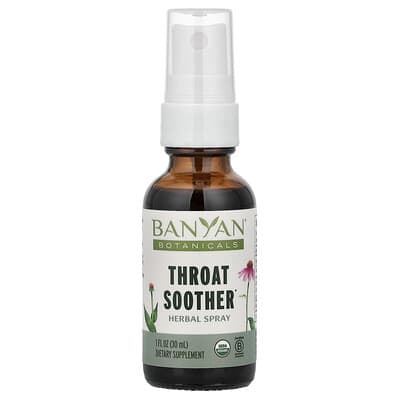Throat Soother Herbal Spray, 1 fl oz (30 ml)