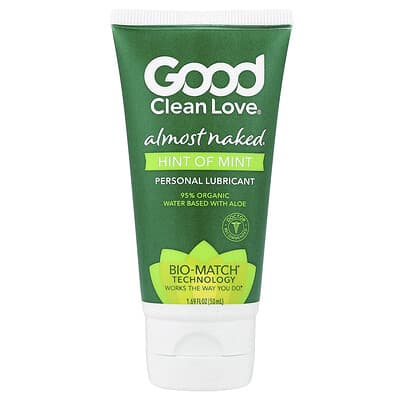Almost Naked®, Personal Lubricant, Hint of Mint, 1.69 fl oz (50 ml)