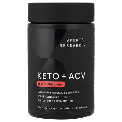 Keto + ACV, 120 растительных капсул