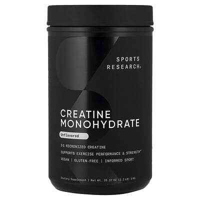 Creatine Monohydrate, Unflavored, 2.2 lb (1 kg)