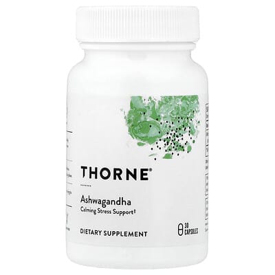 Thorne Ashwagandha, 120 mg, 30 капсул
