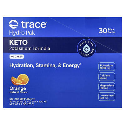 Hydro Pak Keto, Orange, 30 Stick Packs, 0.24 oz (6.7 g) Each