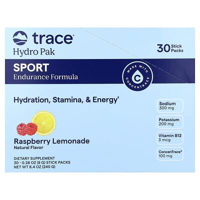 Hydro Pak Sport, Raspberry Lemonade, 30 Stick Packs, 0.28 oz (8 g) Each