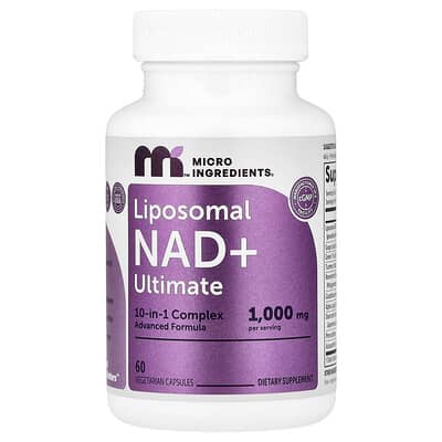 Liposomal NAD + Ultimate, 60 вегетарианских капсул