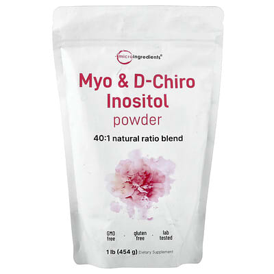 Myo & D-Chiro Inositol порошок, 1 lb (454 g)