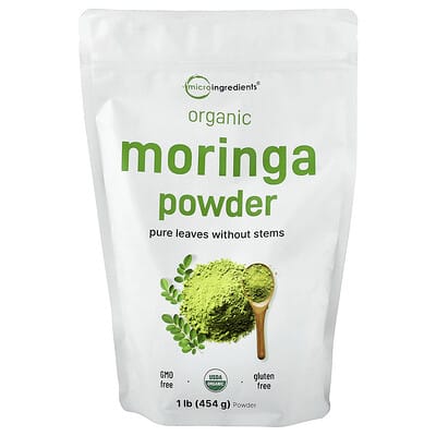Organic Moringa Powder, 1 lb (454 g)