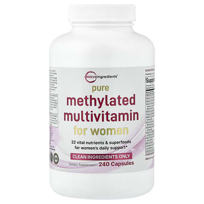 Pure Methylated Мультивитамины для женщин, 240 капсул