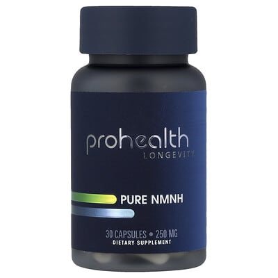 Pure NMNH, 250 mg, 30 Capsules