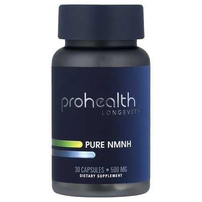 Pure NMNH, 500 mg, 30 Capsules