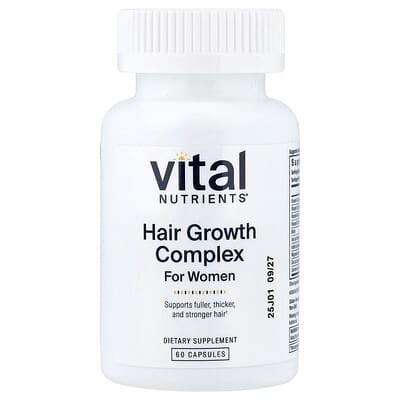 Hair Growth Complex For Women, 60 Capsules