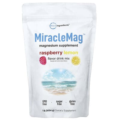 MiracleMag™ Магний Raspberry Lemon 1 lb (454 g)