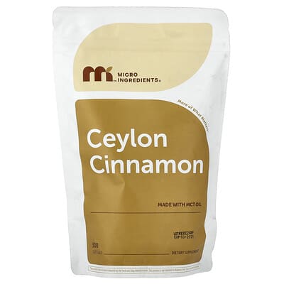 Корица Ceylon Cinnamon, 300 Softgels (200 mg per Softgel)