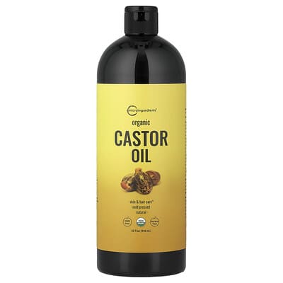 Organic Castor Oil, 32 fl oz (946 ml)