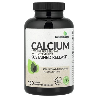 Calcium With Vitamin D3, пролонгированное высвобождение, 180 таблеток