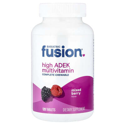 High ADEK Multivitamin, Mixed Berry, 120 Tablets