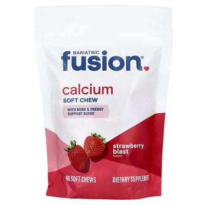 Желефицированные кальция Bariatric Fusion Strawberry Blast, 60 шт