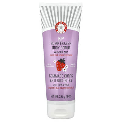 Bump Eraser Body Scrub, With 10% AHA, Fresh Strawberry, 8 oz (226 g)