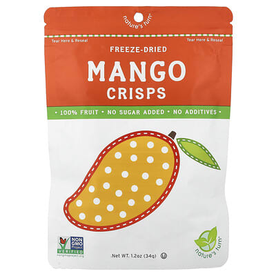 Freeze-Dried Mango Crisps, 1.2 oz (34 g)