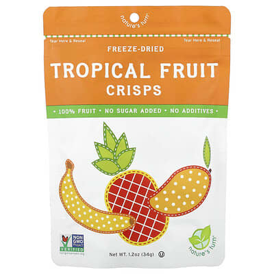 Freeze-Dried Tropical Fruit Crisps, 1.2 oz (34 g)