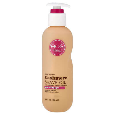 EOS Shea Better™, Масло для бритья Cashmere Shave Oil, Pink Champagne, 6 fl oz (177 ml)