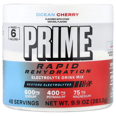 Prime Hydration напиток-микс Rapid Rehydration Electrolyte Ocean Cherry 9.9 oz (283.2 g)