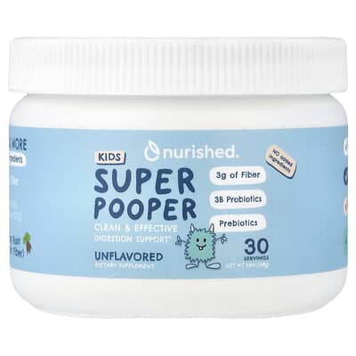 Kids Super Pooper, Unflavored, 3.8 oz (108 g)