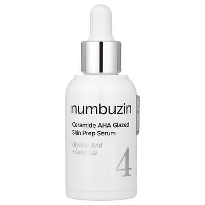 No.4 Ceramide AHA Glazed Skin Prep Serum, 1.01 fl oz (30 ml)