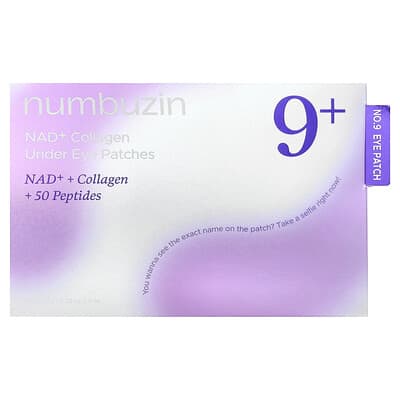 No.9 NAD+ Collagen Under Eye Patches, 5 Pairs