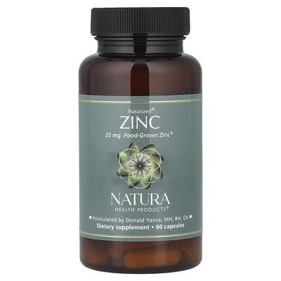 Naturized Zinc 25 mg 60 капсул